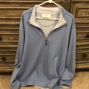Tommy Bahama 3/4 zip pullover reversible